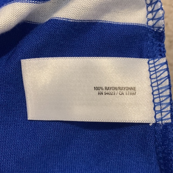 Blue & White striped Maxi Dress - Picture 3 of 3